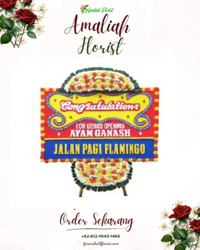 Bunga Papan Congratulation di Batukaang